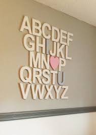 Nursery Wall Letters Alphabet Wall Art