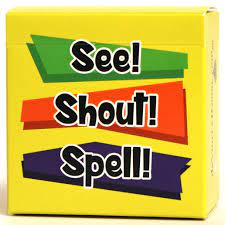 Amazon.com: da Vincis Room See Shout Spell - Spelling Word Search Card  Game for Kids 6+ : Toys & Games