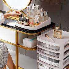 mobile large cosmetic storage box
