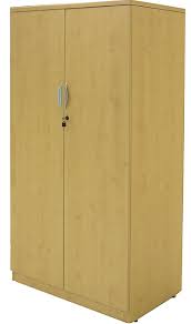 maple 66 h 2 door locking storage cabinet