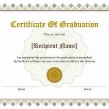 High School Diploma Certificate Template Free High School Diploma