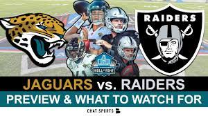 Raiders vs. Jaguars Preview: NFL Hall ...