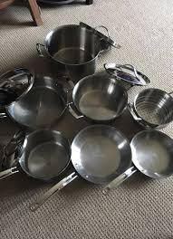 13 piece tri ply clad cookware set