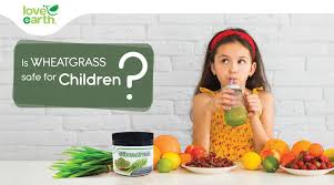 is wheatgr safe for children