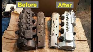 Cleaning & Restoring Engine Parts - Valve Covers and Intake - YouTube