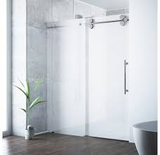 60 frameless shower door