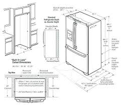 Samsung French Door Refrigerator Dimensions Bioimagenes Co
