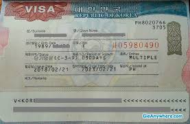 multiple entry south korea visa