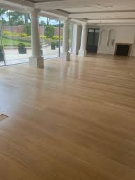 wide natural unfinished oak flooring