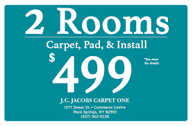 new carpet one 2 rooms for 499