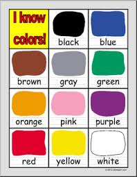 Chart Colors Primary Abcteach