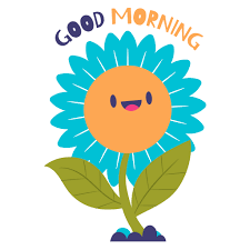 good morning stickers free nature