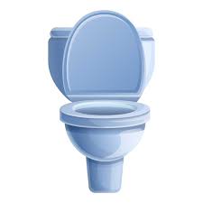 Vector Sanitary Toilet Icon Cartoon