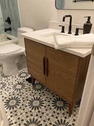 mid century style 30 bathroom vanity
