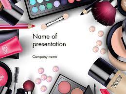 sets of cosmetics presentation template