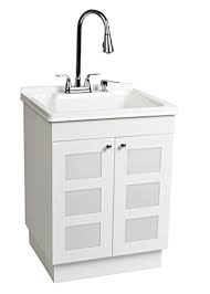 Functional acrylic utility sink with a compact cabinet underneath for extra bathroom storage. Laundry Room Sink Cabinet You Ll Love In 2020 Visualhunt