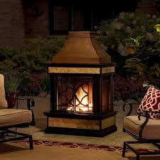 Wood Burning Outdoor Fireplace