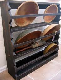Hanging Wood Plate Rack I Am On The