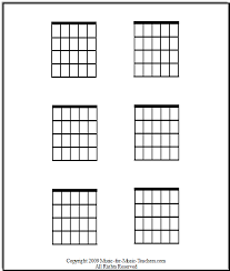 Free Guitar Chord Chart Blanks To Fill In Your Own Chords