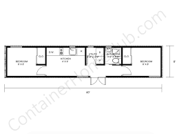 40 Foot Container Home Floor Plans
