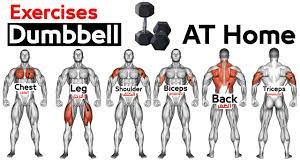 full body home dumbbell workout squats
