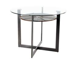Olson 48 Inch Round Glass Top Table