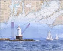 Nautical Chart Paintings Kyle E Bartlett