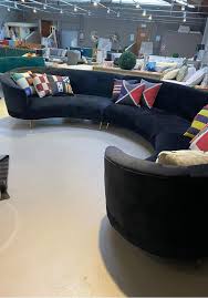cal semi circle sofa fabric version