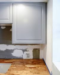Choose where you want the cabinets to sit above your. How To Install Cabinet Filler Strips