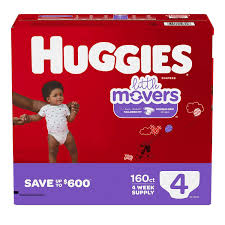 Product image for pampers baby dry diapers size 6 112 count. Huggies Little Movers Diapers Size 4 152 Ct Walmart Com Walmart Com