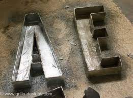 3d Faux Metal Letters Tutorial From