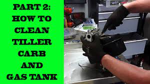 to clean carburetor and rusty gas tank