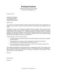 Unique Sample Cover Letter For Administrative Assistant With No    