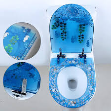 Resin U V Type Toilet Seat Aquarium