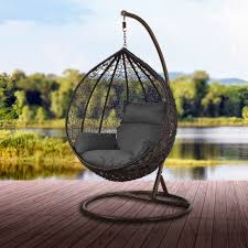 Rattan Style Hanging Egg Chairs