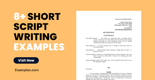 short script writing 8 exles