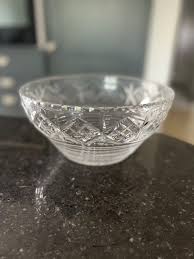 Fruit Bowl Vintage Dish Cut Glass Bowl