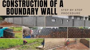 boundary wall design and construction