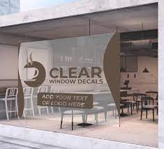 Clear Window Stickers Custom Clear