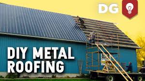 how to install diy metal roofing house