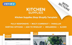 The number of reviews for all the products is impressive too. Kitchen Supplies Shopify Theme 71323 Templatemonster