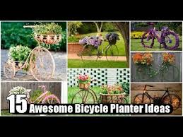 15 Awesome Bicycle Planter Ideas You