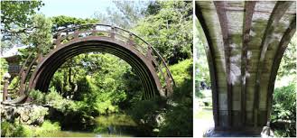 The Moon Bridge In The Japanese Garden