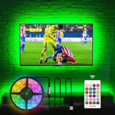 Amazon Com Tv Led Backlight Hamlite 50 55 Tvs 11 5ft Usb Bias Lighting Tv Led Lights With Remote Color Changing Rgb Led Strip Lights Usb Powered Home Improvement