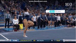 ucla gymnast s hip hop floor routine