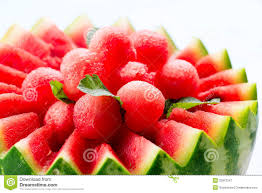 Watermelon Fruit Salad Stock Image Image Of Dessert 32873247
