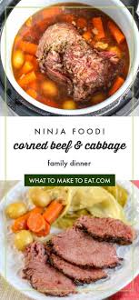 cooking corned beef in the ninja foodi