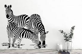 Zebra Wall Decor Zebra Wall Decals