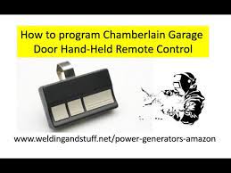 program chamberlain garage door remote