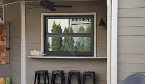 Kitchen Glass Garage Door Countertop